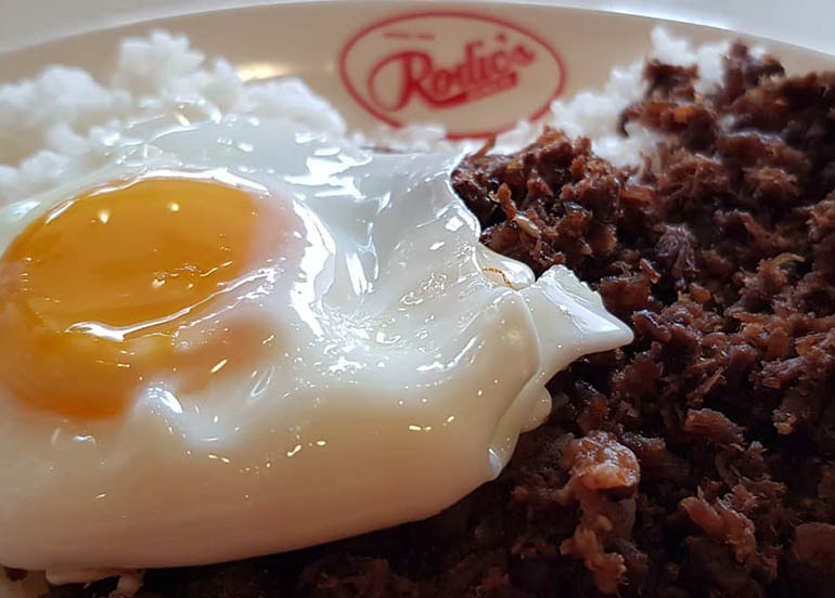 Tapsilog from Rodic's Diner