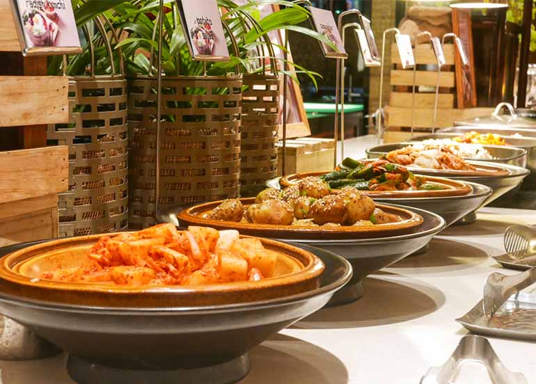 Korean Dishes from Spiral Buffet