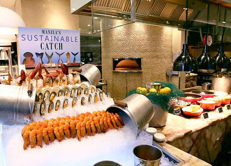 Seafood Station from Marriott Cafe at Manila Marriott Hotel
