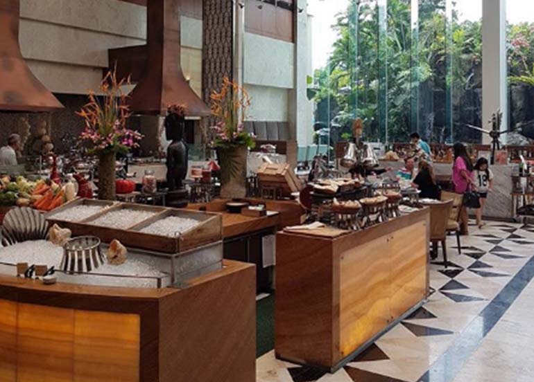 Buffet Setup at Corniche Diamond Hotel