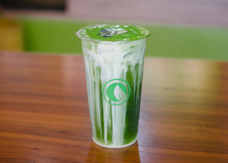 Large Thai Green Milk Tea from Moonleaf Tea Shop