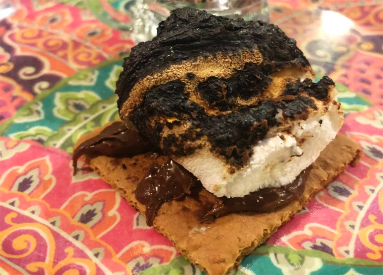S'mores from Dreamland Cafe