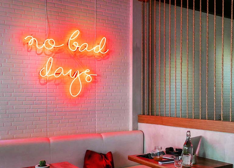 Common Folk Interiors and Neon Sign