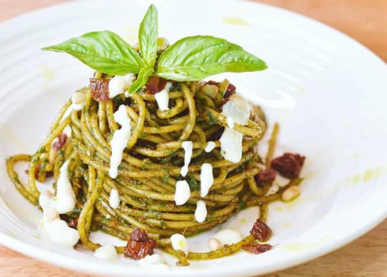 Pesto Pasta from Sicilian Roast by Giuseppe Genco