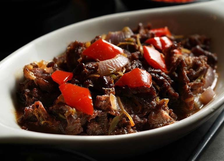 Stir Fried Shredded Beef with Ginger from Chao Shan Beef Taste