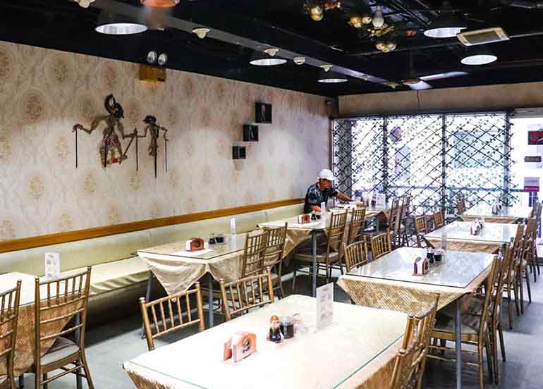 Warung Indo Cuisine Dining Area and Interiors