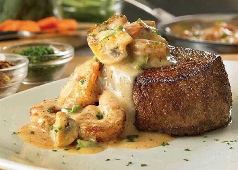Filet Mignon and Shrimp from Outback Steakhouse