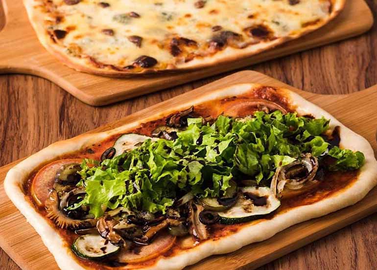 Flat Bread Pizzas from Katherine's Cafe