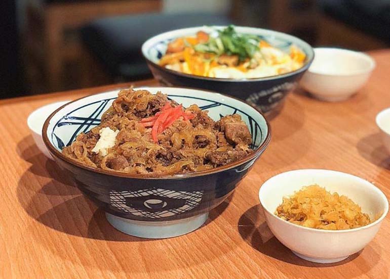 Gyudon and Udon from Marugame Philippines