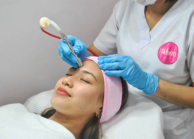 Diamond Peel with Complete Facial from Skin 911