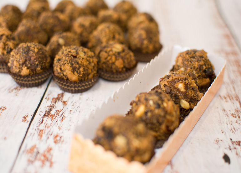 Famous Amos Truffle Crumbles Package