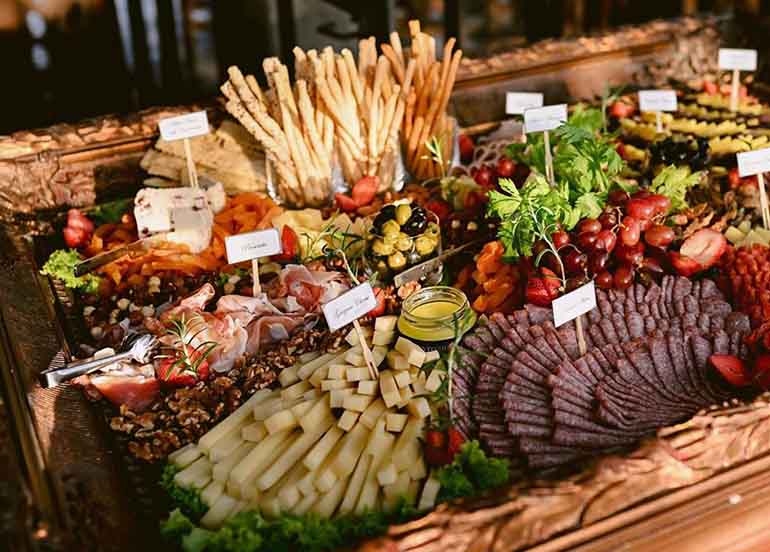 grazing table. charcuterie table, balay dako