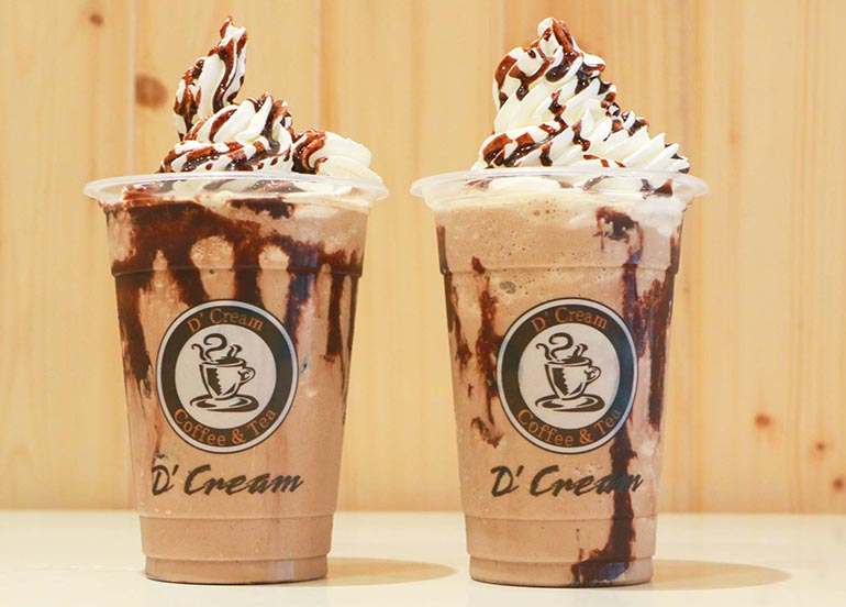 Large Mocha Frappe from D'Cream Coffee and tea