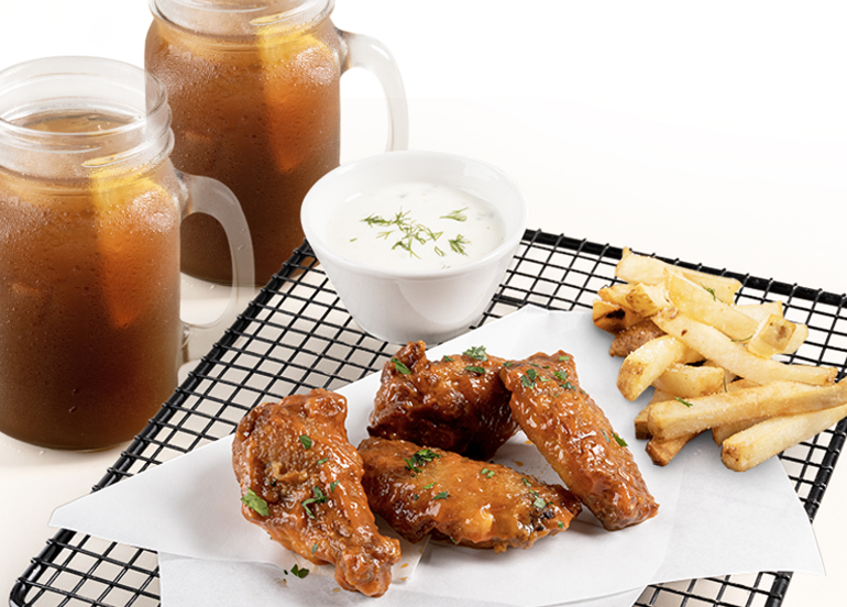 Greek Wings and Hot Chips Bundle