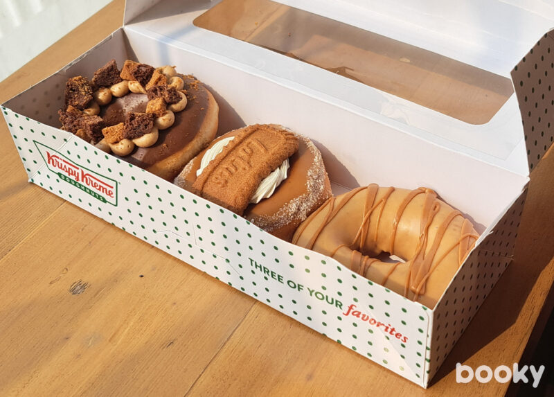 Krispy Kreme Lotus Biscoff doughnuts