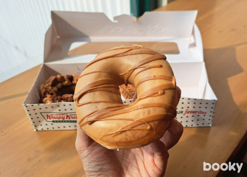 Krispy Kreme Lotus Biscoff doughnuts