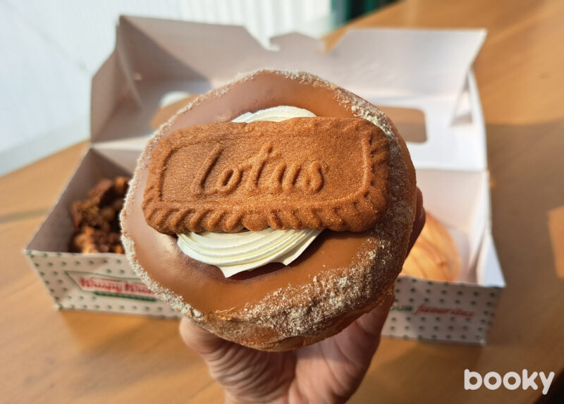 Krispy Kreme Lotus Biscoff doughnuts