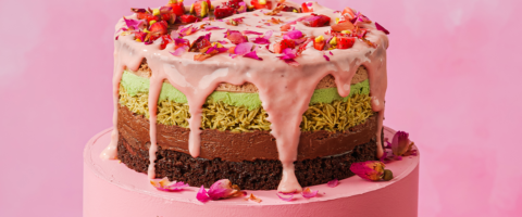 Fit For A Queen: Conti’s Just Launched Berry Blossom Pistachio Crunch Cake for Mother’s Day