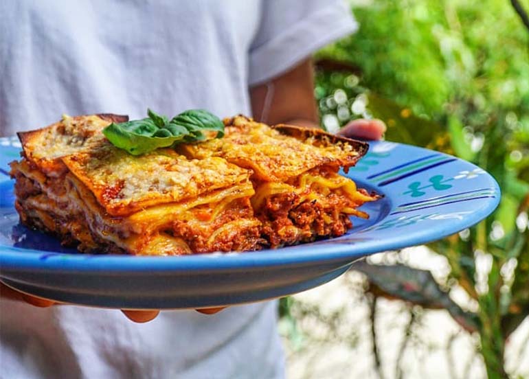 Lasagna from La Carinderia