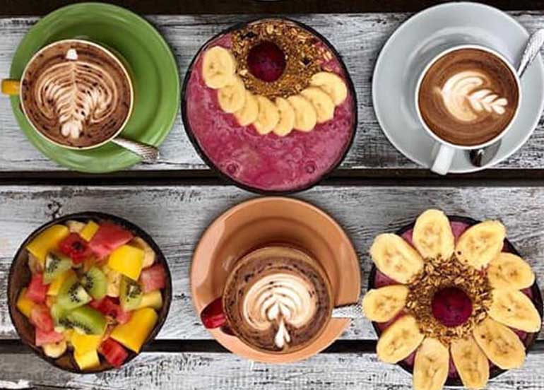 Smoothie Bowl and Coffee from Shaka Siargao