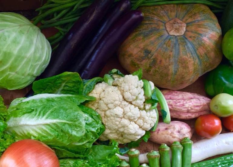 The Murang Gulay Shop assortment of vegetables