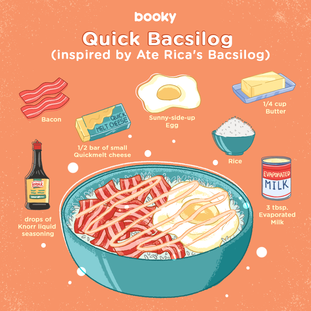 Quick Bacsilog recipe infographic