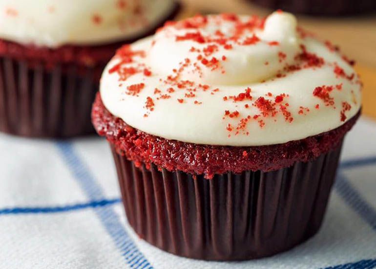 Red Velvet Cupcake from Mom & Tina's Bakery Cafe