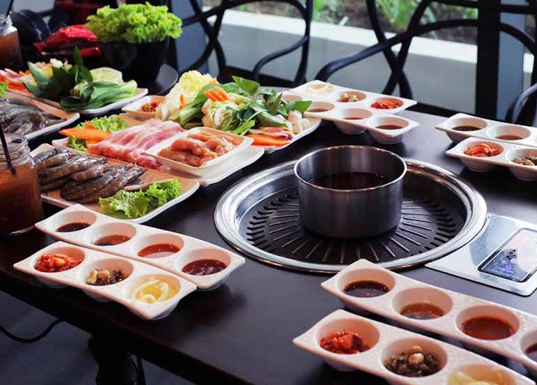 Sauces, Broth, and Hotpot Ingredients from All4U Unlimited Grill & Organic Shabu Shabu