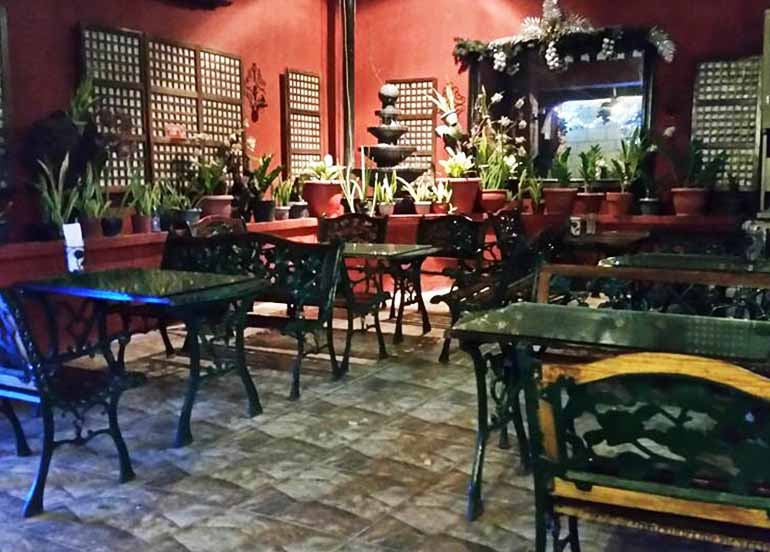 Interiors and Dining Area of Patio de Conchita