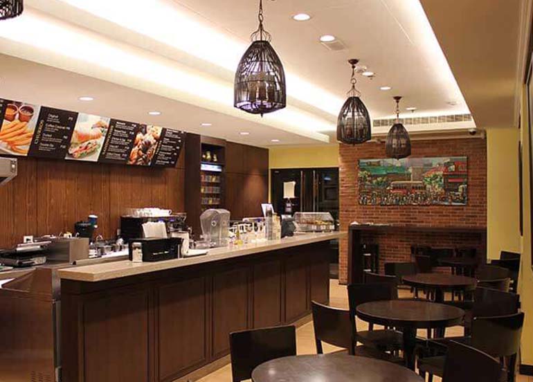 Interiors and Dining Area at Cioccolata Churros Cafe The Bayleaf Intramuros