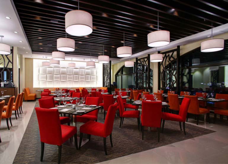 Interiors and Dining Area of The Bayleaf Hotel Intramuros