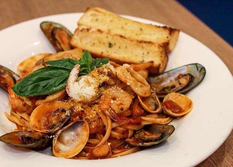 Seafood Linguine from Burgoo