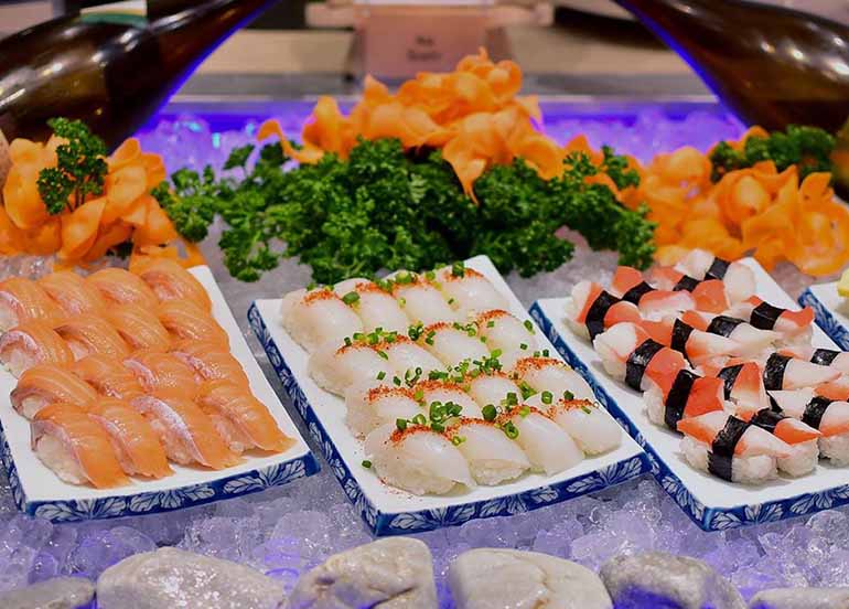 Assorted Sushi from Vikings Luxury Buffet SM Megamall