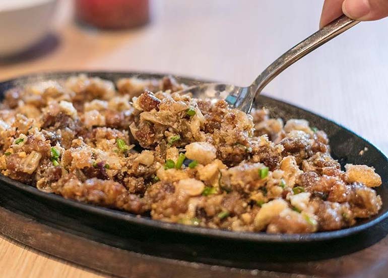 House Crispy Sisig from Manam Comfort Filipino 