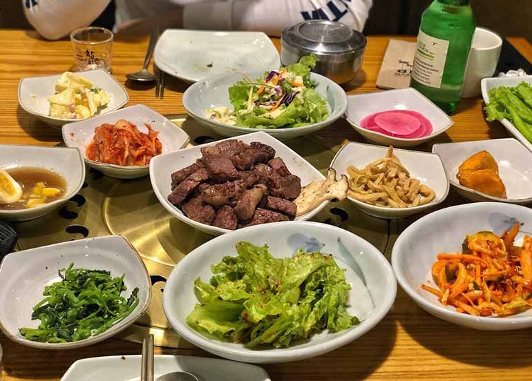 Korean Dishes from  Masil Charcoal Grill Restaurant