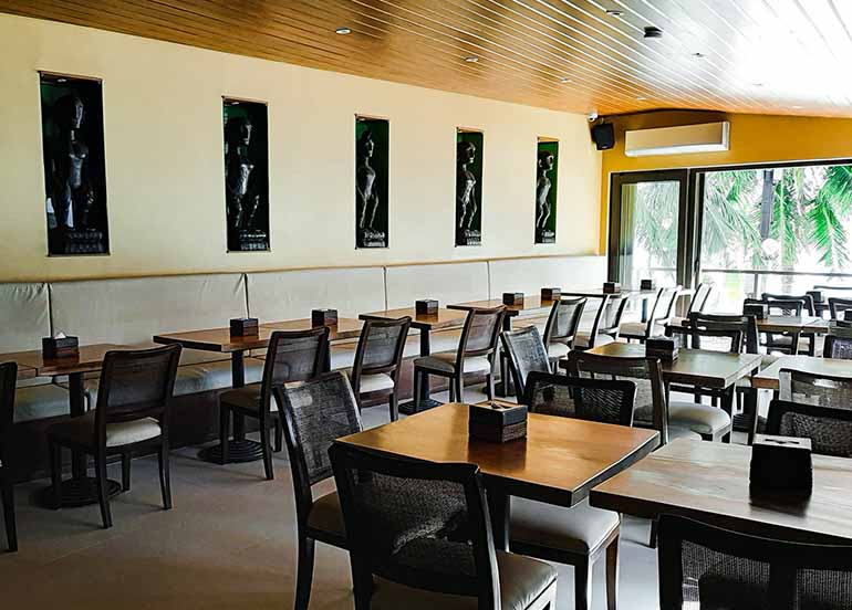 Dining Area and Interiors from Aria Cucina Italiana