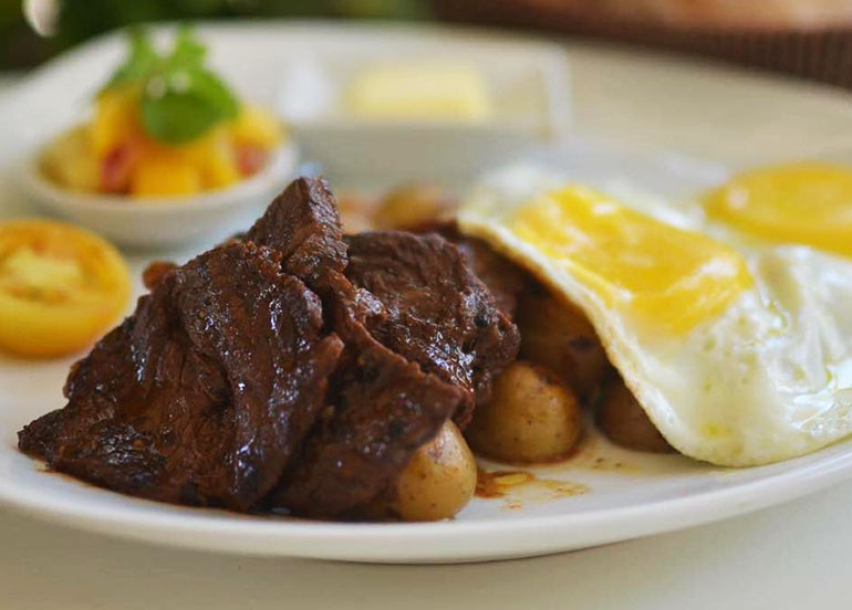 Steak, Eggs, and Potatoes from Lemoni Cafe and Restaurant