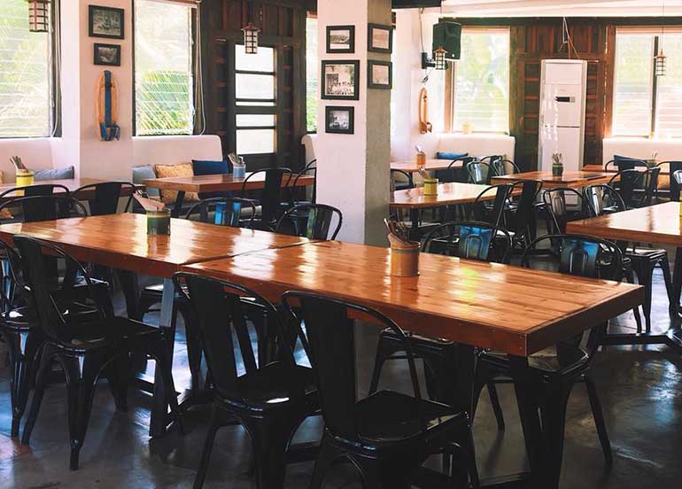 Dining Area and Interiors of Kubli Bistro