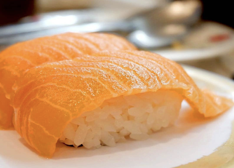 Genki Sushi Salmon Belly