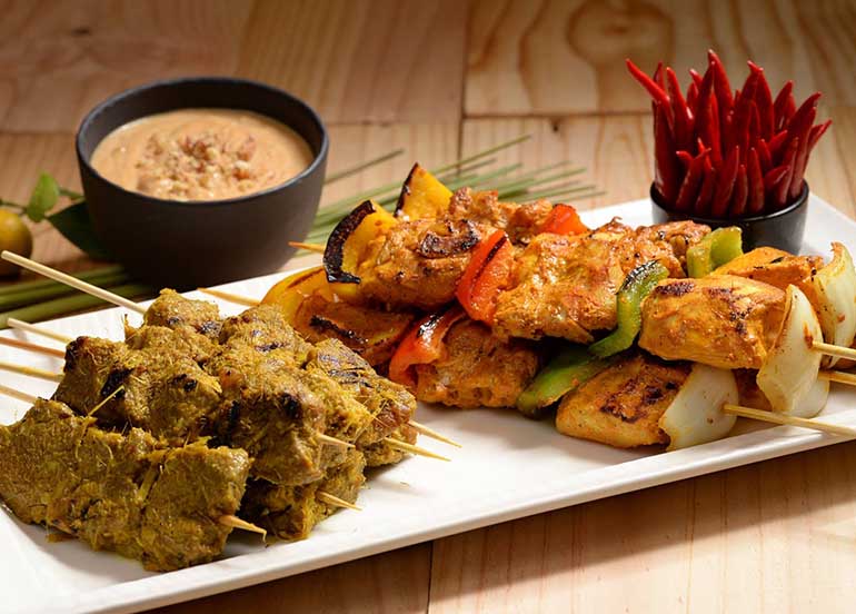 Chicken Satay from Fresh International Buffet at Solaire