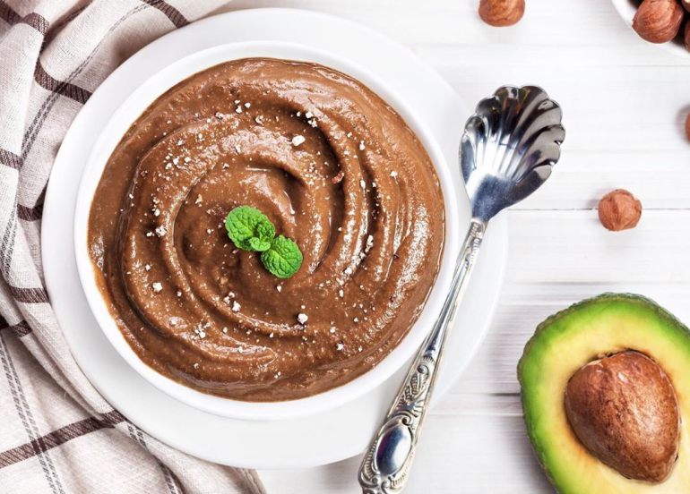 chocolate avocado pudding