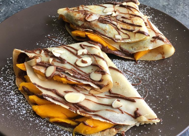 mango crepe recipe