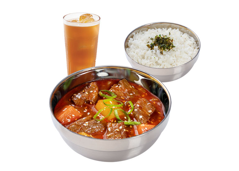 Spicy Korean Beef Stew Meal from BonChon