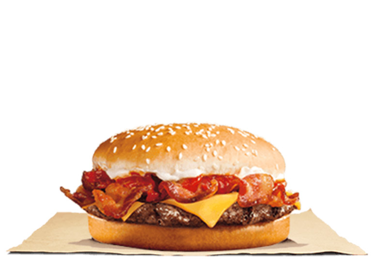 Single Bacon King from Burger King's website