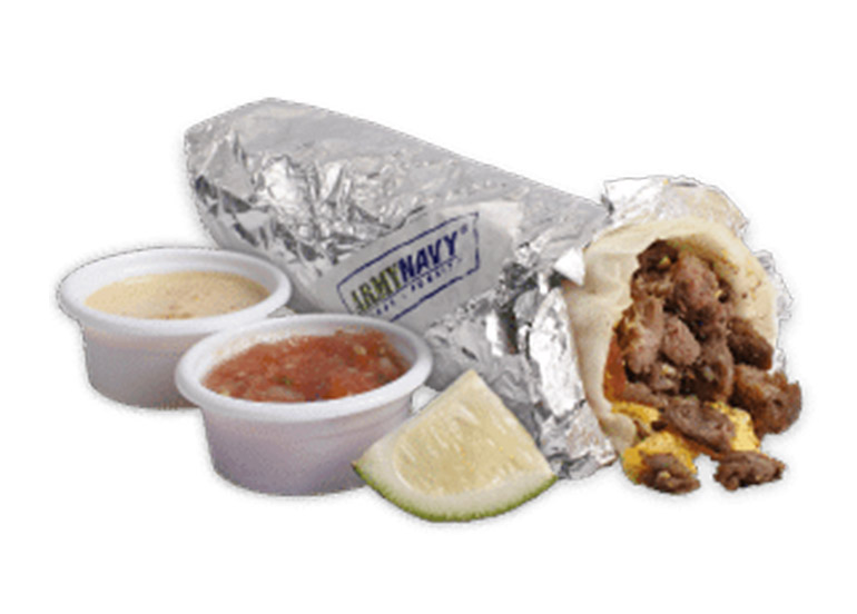 Steak Burrito from Army Navy