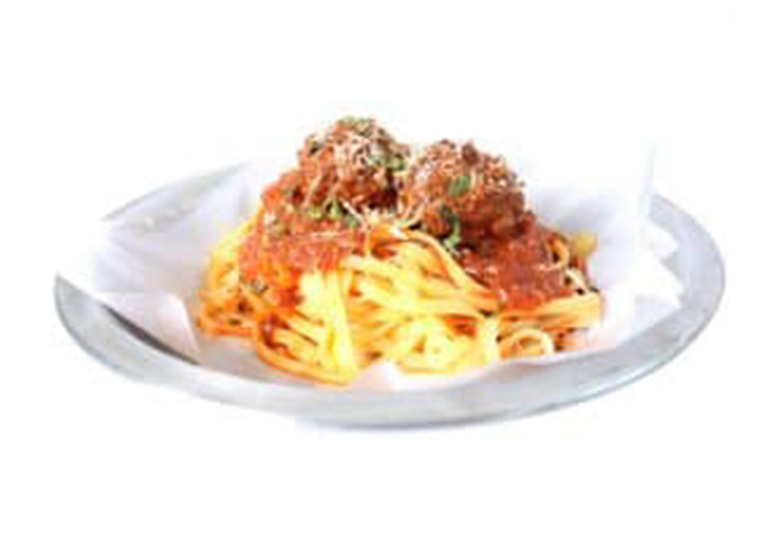 Pasta and Meatballs from Army Navy