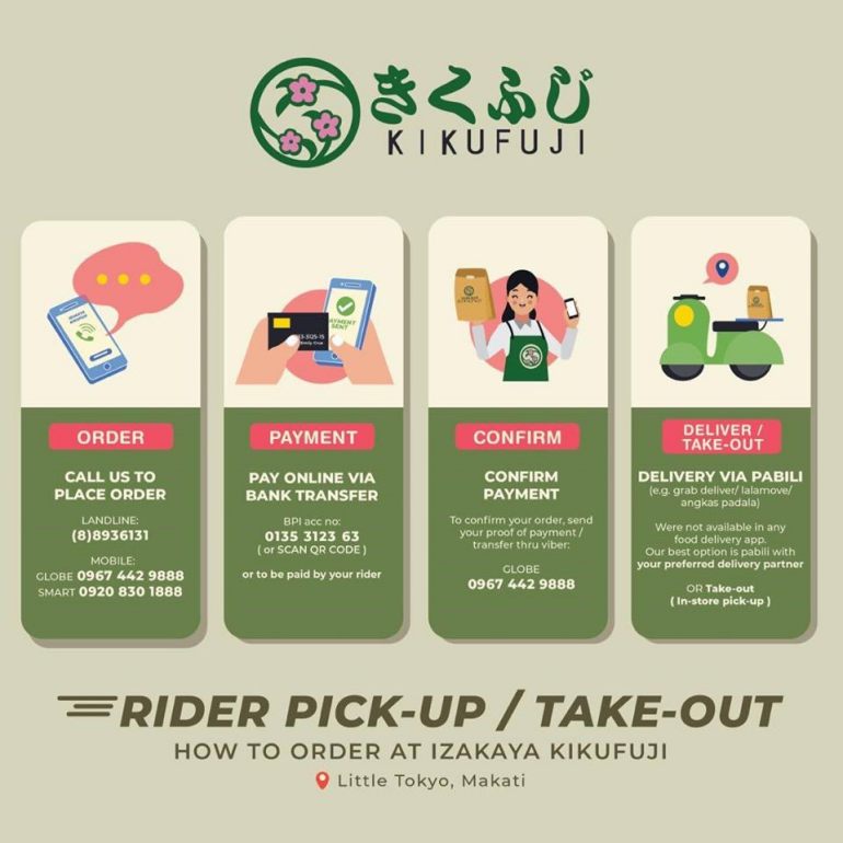 kikufuji izakaya delivery