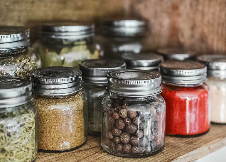 Jars and Shelf 