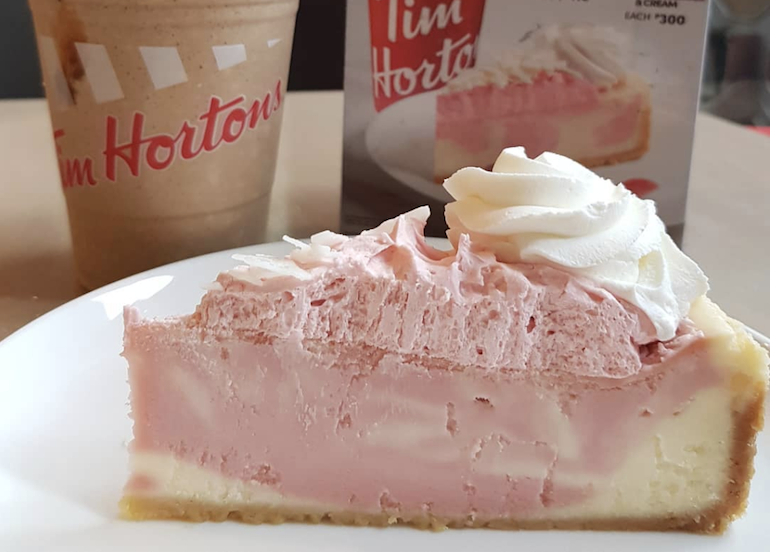 Strawberry Cheesecake from Tim Hortons