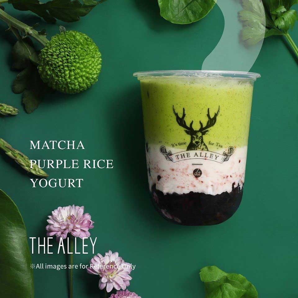 Matcha Purple Rice Yogurt from The Alley Yogurt Series 
